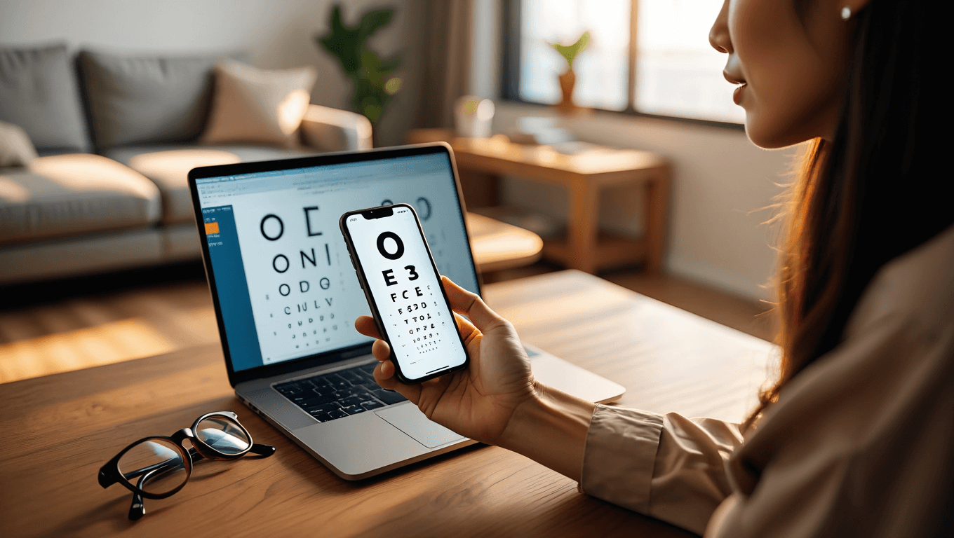 cách kiểm tra độ cận tại nhà