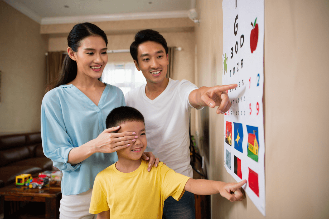 bảng đo thị lực cho trẻ mầm non